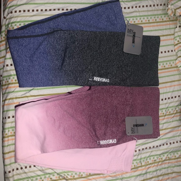 SOLD 💢 LOT OF 2 Gymshark Ombré Seamless Leggings - Picture 3 of 5